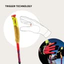 LEKI Ultratrail FX.One Bâtons de Trailrunning Homme & Femme | Pliables en Carbone | Ultra-légers | Longueur Fixe - 6