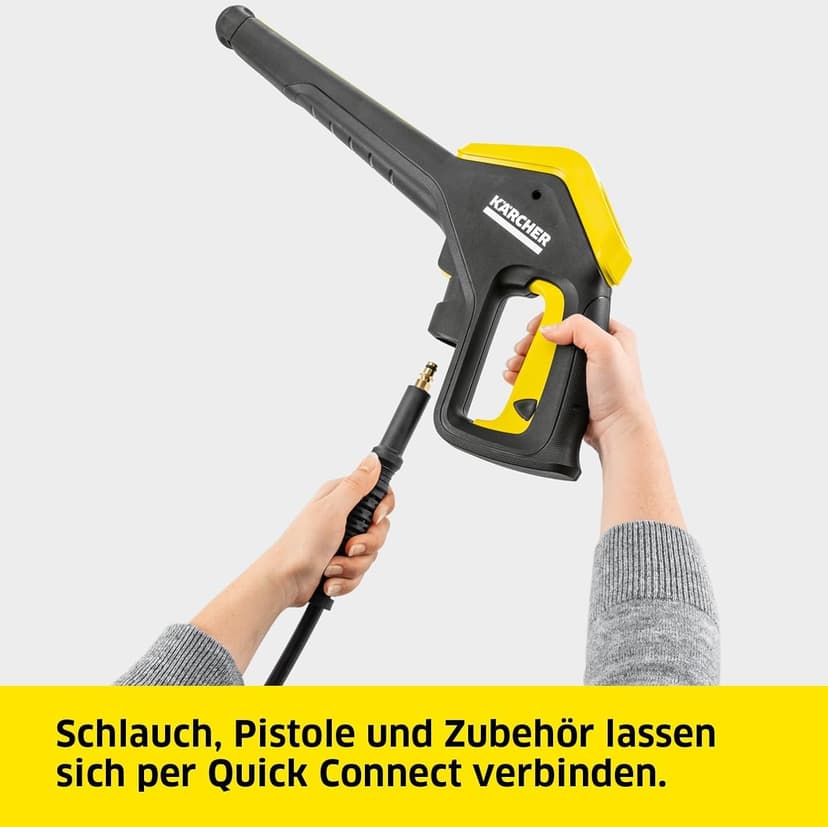 Kärcher K 4 Power Control High Pressure Washer, Pressure: max. 130 bar, Flow rate: 420 l/h, Surface area: 30 m²/h, Water Filter, Weight: 11.5 kg, Hose and High Pressure Gun, Rotabuse, Lance - 5