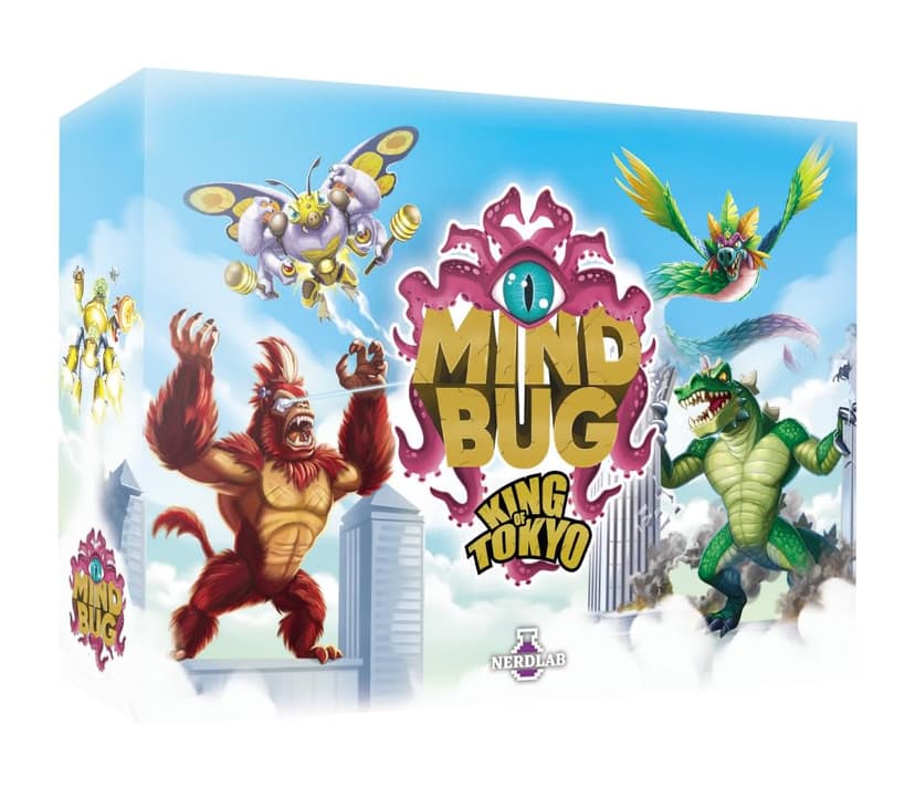 Nerdlab Games Mindbug x King of Tokyo Jeu de cartes strat… - 1