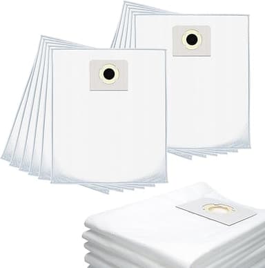 Sillar 12x Vacuum cleaner bags compatible with MAKITA VC2…