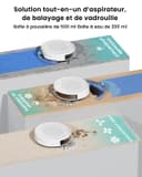 Lefant Aspirateur Robot 6000Pa, Navigation Laser dToF, Évitement Précis des Obstacles, Contrôle par App/Alexa, Anti-Enchevêtrement Idéal pour Poils d'animaux, Cheveux et Sols Durs, M310 Ultra - 9