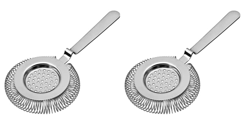 Cocktail Sieb aus Edelstahl für Mixgläser und Shaker, 2 S… - 1
