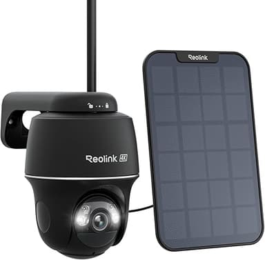 Reolink 4K Camera Solaire Exterieur WiFi sans Fil, 360°PT…