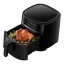 XIAOMI Air Fryer 6L Friteuse à air chaud XXL 1500 W, réglable de 40 à 200 °, circulation d'air chaud à 360 °, 6 programmes, friture sans huile, noire - 1