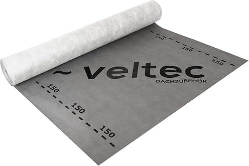 Underlay membrane veltec 150 Power SD = 0.03 m 150 g/m2 (75 m2) roof film / 3-ply