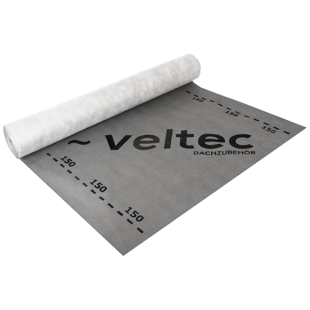Underlay membrane veltec 150 Power SD = 0.03 m 150 g/m2 (75 m2) roof film / 3-ply