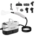 Nettoyeur Vapeur Portable 1200ML, 2500W Nettoyeur Vapeur Manuel avec 8 Accessoires, 4.5 Bar, Steam Cleaner pour Cuisine, Salle de Bain, Voiture, Sol, Canapé, Carrelage et Joints - 1