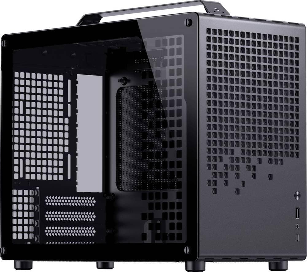 Jonsplus MATX Handle Case Z20 - Schwarz
