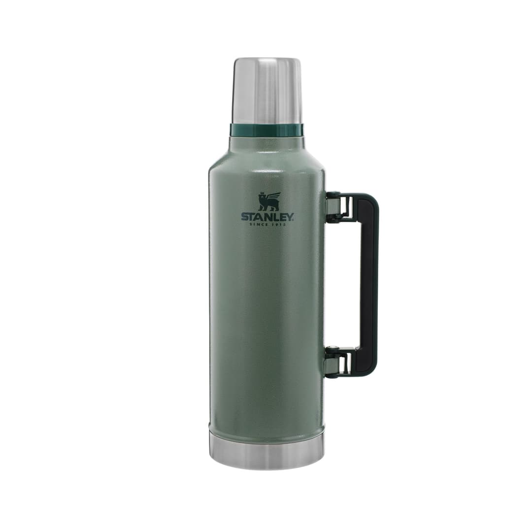 Stanley 1913 Classic Legendary Thermal Flask 2.3L - Keeps Hot Or Cold for 48 Hours - BPA-Free Insulated Bottle - Stainless Steel Coffee Flask - Leakproof - Dishwasher Safe - Green