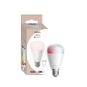 Aqara Ampoule LED T2 (E27, RGB CCT), Thread/Zigbee, Blanc Dimmable, 2000K-9000K, Changement de couleur RGB avec 16 millions de Couleurs, Equivalent 75W, Matter, Compatible avec HomeKit, Alexa, Google - 1