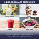 Ninja CREAMi Deluxe Machine a glace et sorbetière, 2 bacs, 10 fonctions, crème glacée, yaourts glacés, des milkshakes, des slush, Pièces amovibles lavables au lave-vaisselle, Stone/Or NC502EUSTGD - 6