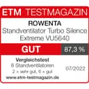 Rowenta VU5640 Turbo Silence Extreme, Quiet, 40W, Fan, 4 Speed Levels - 2
