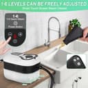 Vicloon Steam Cleaner, Handheld Steam Cleaning 2500W with 6 Speeds 4 Brush Heads, 3.5 Bar, 1200 ML Water Tank, for Cleaning Kitchen, B Year, Furniture, Car - 6