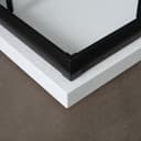 City Shower Enclosure 80 x 100 H 190 cm Matt Black Profile in Clear Crystal Glass - 6