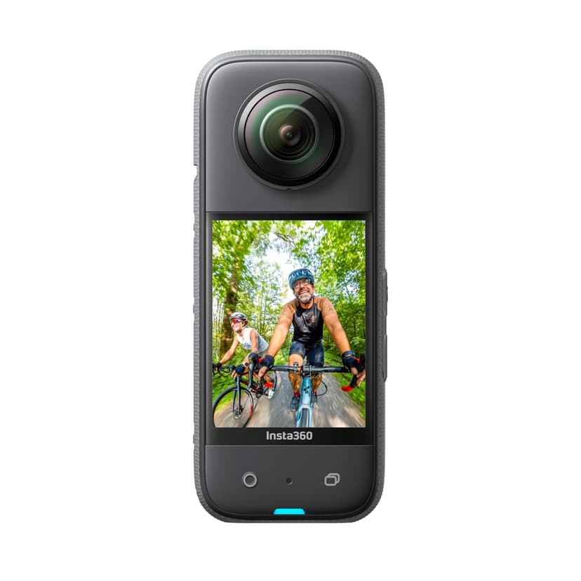 Insta360 X3 48MP 1/2" Action Camera 360° Waterproof Action Camera with 48MP Sensors, 5.7K 360° Active HDR Video, 72MP 360° Photos, 4K Single Lens, Stabilization, 2.29" Touch Screen with Sticker Kit - 1