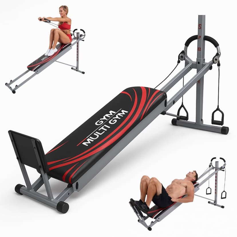 Home Full Body Workout Machine – 8-in-1 Folding Multi Gym… - 1