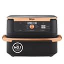 Ninja Foodi FlexDrawer 10.4L Oil-Free Fryer, 7 Modes, Roast, Bake, Non-Oil Frying, Crispy, Warm, Dehydrate, Rise, XL, Savings, DualZone Black/Copper OL750EUDBCP - 1