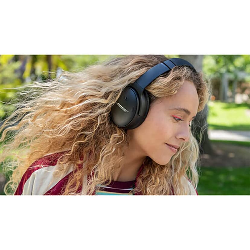 Bose QuietComfort® 45 Bluetooth wireless noise cancelling headphones with microphone for phone calls - Triple Black - 7