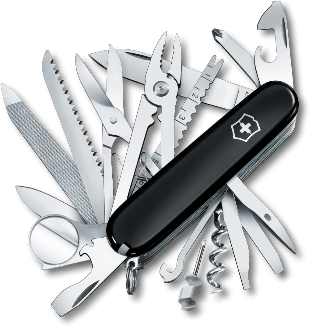Victorinox, Swiss Champ Swiss Knife (33 Functions, Combination Pliers, Scissors, Magnifier)