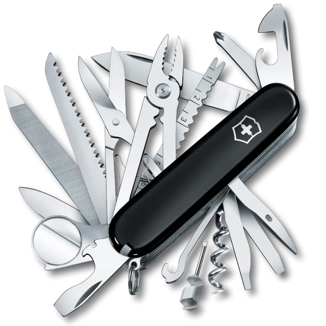 Victorinox, Swiss Champ Swiss Knife (33 Functions, Combination Pliers, Scissors, Magnifier)