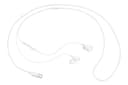 Samsung EO-IC100 In-Ear Headphones with USB Type-C and Low-Tangle Fabric Cable - Sound by AKG - White - 1