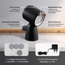 SNDOAS Hotte Aspirante Portable, Mini Hotte Aspirante 180 m³/h Puissance d'aspiration élevée, 3 Vitesses, Mode Recyclage avec Filtre à Charbon, Pour la Cuisine en Plein Air, Les Petites Cuisines - 5
