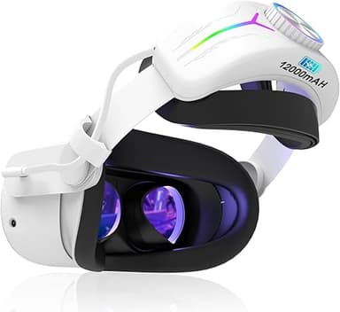 Eyglo RGB Sangle Compatible avec Quest 3S/3, Remplacement…