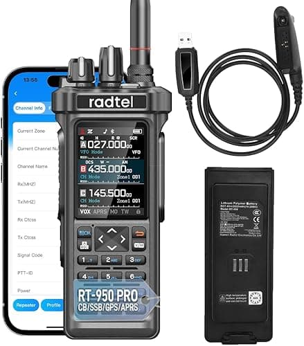 Radio Ham Radtel RT-950 Pro GPS/APRS, Talkie-walkie 10 W …
