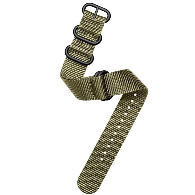 NATO Watch Straps Nylon G10 Premium Ballistic Multicoloured Replacement Watch Straps with Silver Stainless Steel Buckle Watch Strap for Men Women 18 mm 20 mm 22 mm 24 mm - 2