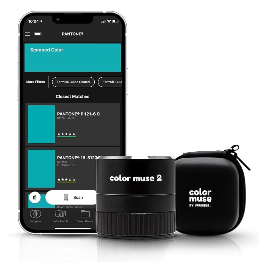 Color Muse 2 Colorimeter Paint Color Matching Tool with Protective Case, Color Sensor