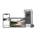 EZVIZ CP5 Visiophone connecté WiFi, Résolution 1080P, Moniteur Tactile Couleur 7", Portier vidéo à installation 2 Fils, Déverrouillage à Distance, Audio Bidirectionnel, Vision Nocturne, Design Compact - 1