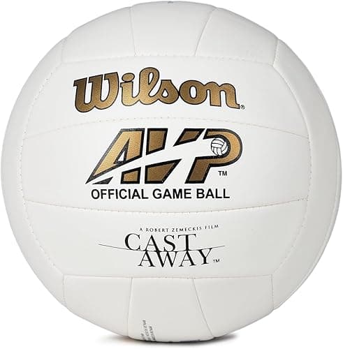 Wilson, Ballon de Volleyball, Castaway Mini, Wilson, Cuir synthétique, WTH4615XDEF, Mixte Adulte, Blanc, Taille Unique