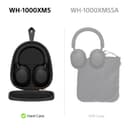 Sony WH-1000XM5 Hard Case Premium Noise Cancelling Wireless Over-Ear Headphones, Bluetooth, Clear Call Quality, Hi-Res Audio, Up to 30hr Battery Life, Includes Hard Case, iOS & Android - Silver - 3