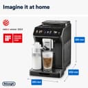 De'Longhi Eletta Explore Cold Brew ECAM452.67.G, Barista Coffee Machine with LatteCrema Hot and Cool, Espresso Machine, Automatic Coffee Bean Machine, Cold Extraction, Coffee Pot Included, Dark Grey - 3