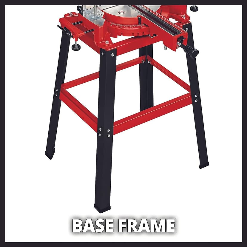 Einhell TC-SM 2531/2 U Pull Miter Saw (1900 W, 4,800 RPM, Ø254 x ø30 mm Saw Blade, Laser, Tilting Saw Head, Including HM Saw Blade), red - 5