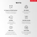 MERCUSYS TP-Link WiFi Mesh Routeur WiFi 6 Bi-Bande AX3000Mbps, 3 Ports Gigabit, Couverture jusqu'à 650 m², Connectez 150 appareils, Compatible avec Toutes Les Box Internet, Halo H3000X(3-Pack) - 3