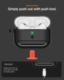 Spigen Rugged Armor Case Compatible with AirPods Pro 3 (2025) - Matte Black - 7