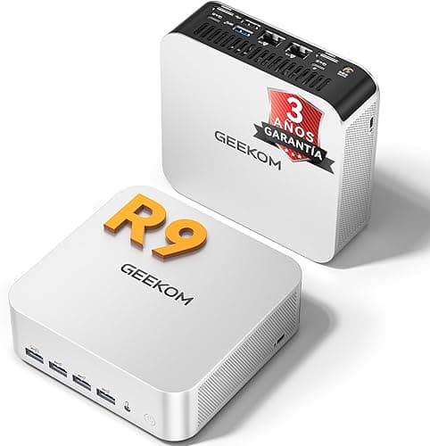 GEEKOM AI Mini PC A7Max [2026 Edition] avec AMD Ryzen 9 7940HS & Radeon 780M, 16Go DDR5 RAM (Évolutif) + 1To SSD, Lecteur SD, 2xUSB4, 2x2.5GbE, 4 modes, Mini Ordinateur Windows 11 Pro, Kensington lock