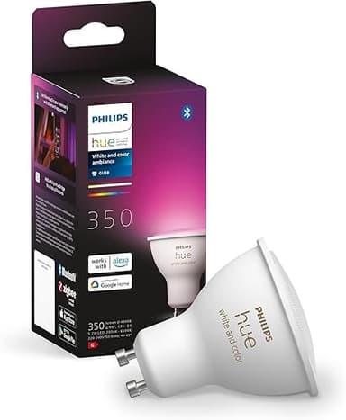 Philips Hue White & Color Ambiance, Ampoule LED GU10, Com…