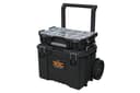 Keter ROC Pro Gear Heay Duty Organiser, 25 Year Warranty, Removable Bins, Stackable, Lightweight, Durable, IP54 Water Resistant, Black - 6