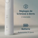 Philips Sonicare 5500 - Brosse à dents électrique sonique avec 2 modes, Alerte de pression, EasyStart, SmarTimer et BrushPacer, Blanc, modèle HX7110/02 [Nouvelle technologie] - 7