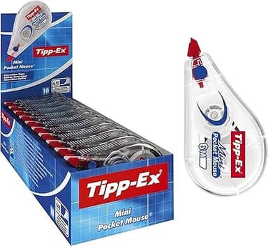Tipp-Ex Mini Pocket Mouse Plastic Tape - Box of 10 - Idea…