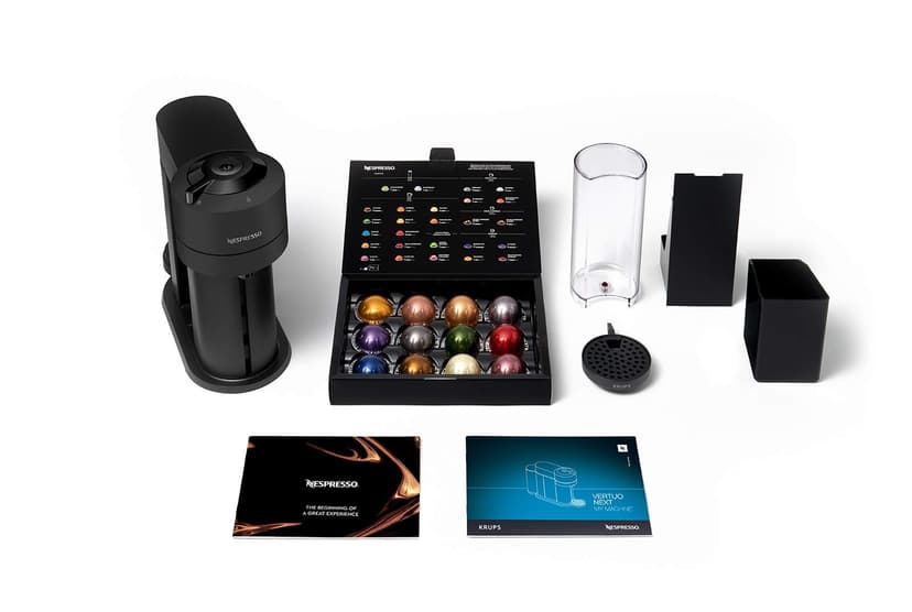 Nespresso Krups VERTUO Next XN910N Pod Coffee Maker, Krups Espresso Machine, Coffee Various Sizes, 5 Cup Sizes, Centrifusion Technology, 30s Heating, WiFi, Bluetooth, Matte Black - 5