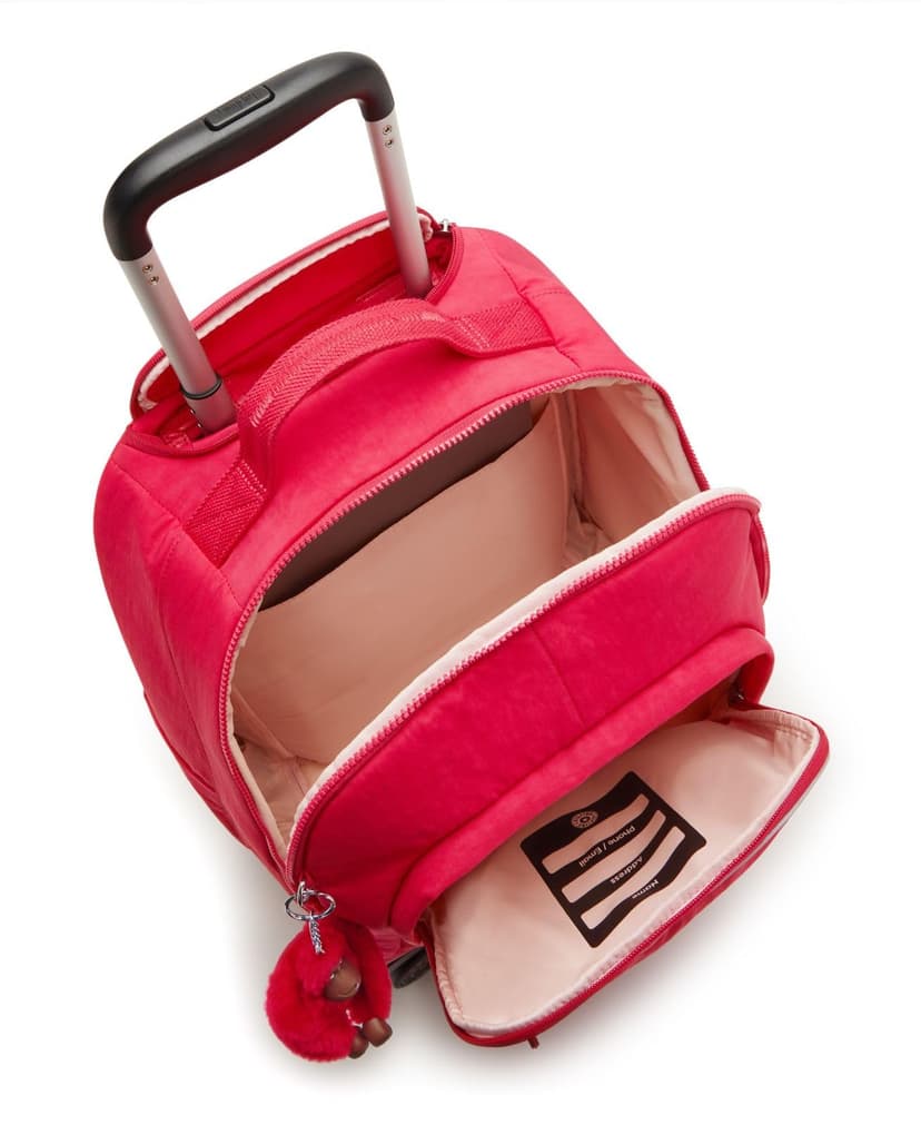 Kipling NEW ZEA Grand sac à dos à roulettes, True Pink (Rose) - 4