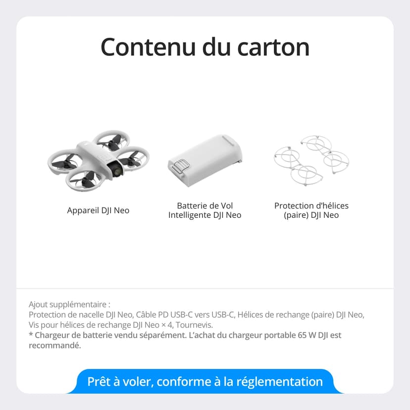 DJI Neo, mini drone con fotocamera UHD 4K per adulti, 135g drone che vola da solo e ti segue, decollo dalla mano, tracciamento del soggetto, QuickShot, video stabilizzati, (senza radiocomando) - 7