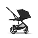 CYBEX Gold Balios S Lux Pushchair, Ergonomic Lying Position, One-Hand Harness System, from Birth to 22 kg (Approx. 4 Years), Moon Black - 7