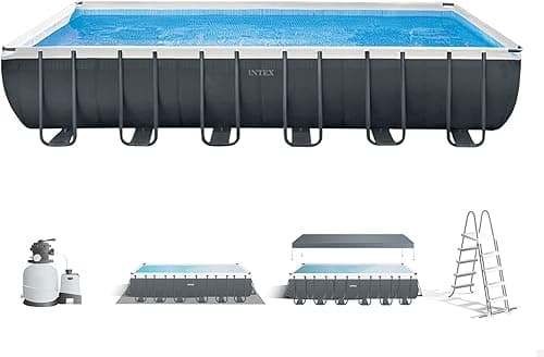 Intex 24Ft X 12Ft X 52In Ultra XTR Rectangular Pool Set