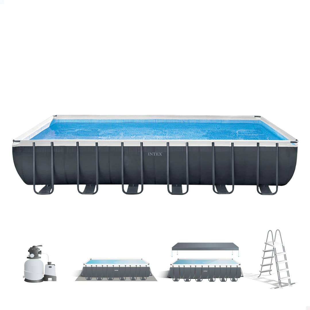 Intex 24Ft X 12Ft X 52In Ultra XTR Rectangular Pool Set