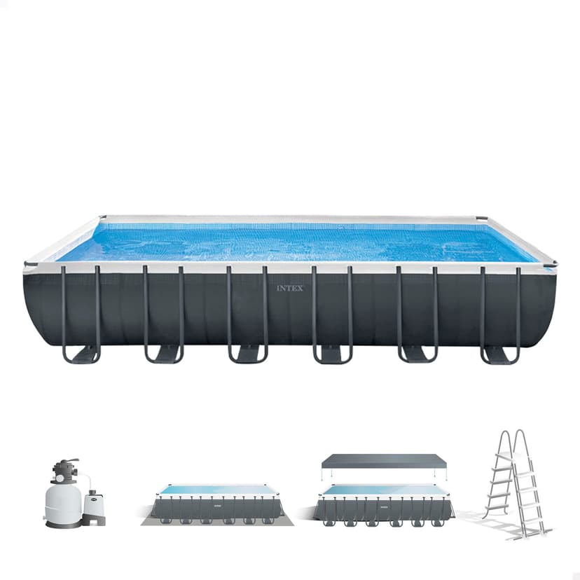 Intex 24Ft X 12Ft X 52In Ultra XTR Rectangular Pool Set - 1