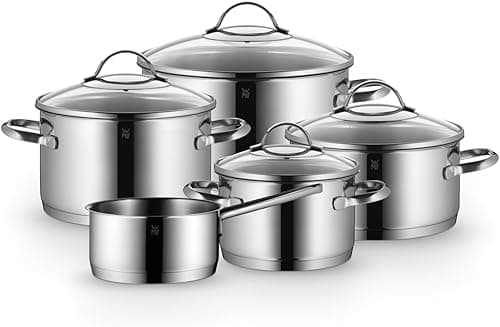 WMF Provence Plus Cromargan Pot Set, Silver, 5-Piece